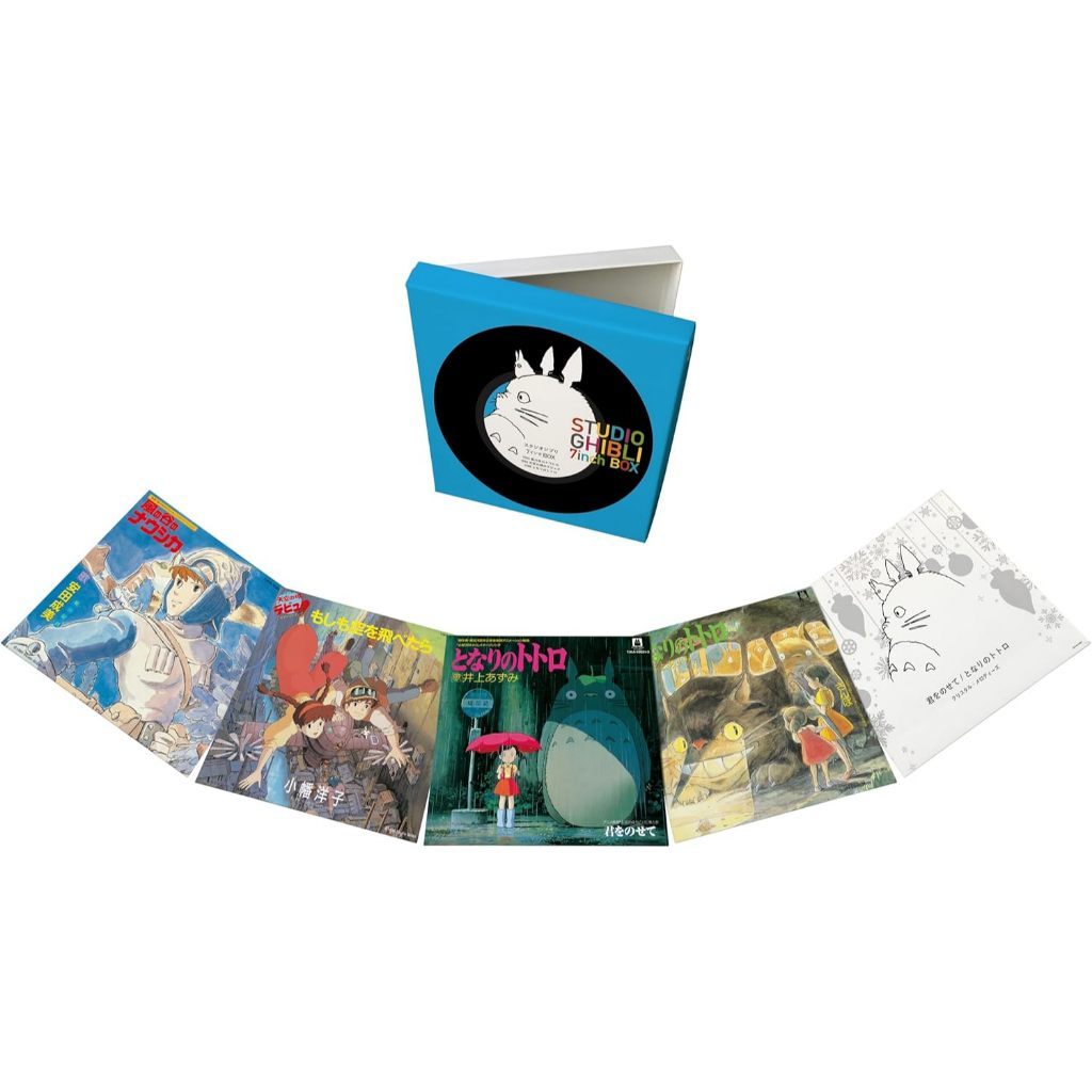 พร้อมส่ง🔥 แผ่นเสียง vinyl Studio Ghibli 7inch Box ไวนิล LP  [ใหม่และซีล SS]