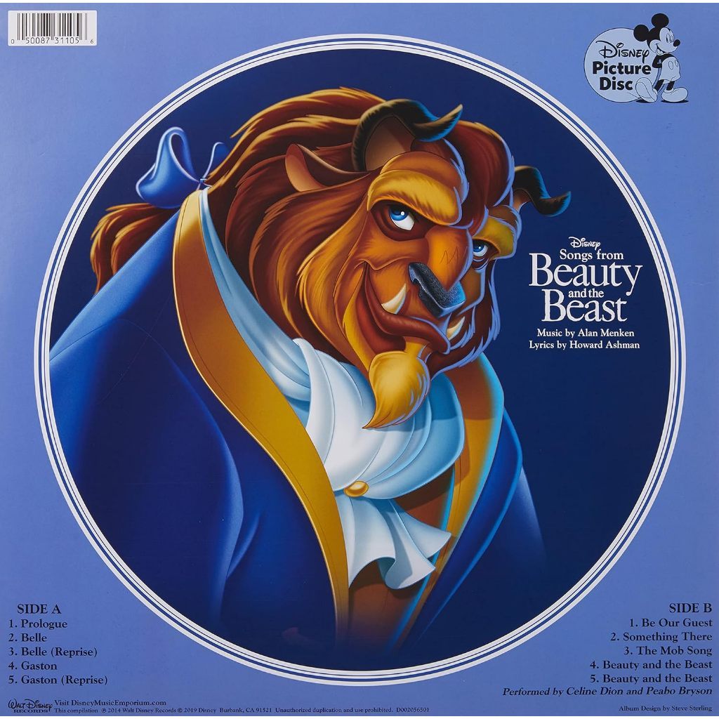พร้อมส่ง🔥แผ่นเสียง Vinyl LP Beauty and the Beast Picture Vinyl แผ่นไวนิล [ใหม่และซีล SS]