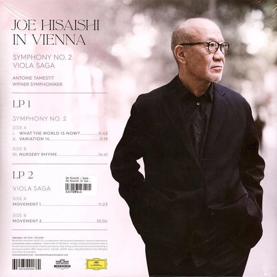พร้อมส่ง🔥 แผ่นเสียง Vinyl LP Joe Hisaishi In Vienna - Symphony No. 2 Viola Saga แผ่นไวนิล [ใหม่และซีล SS]