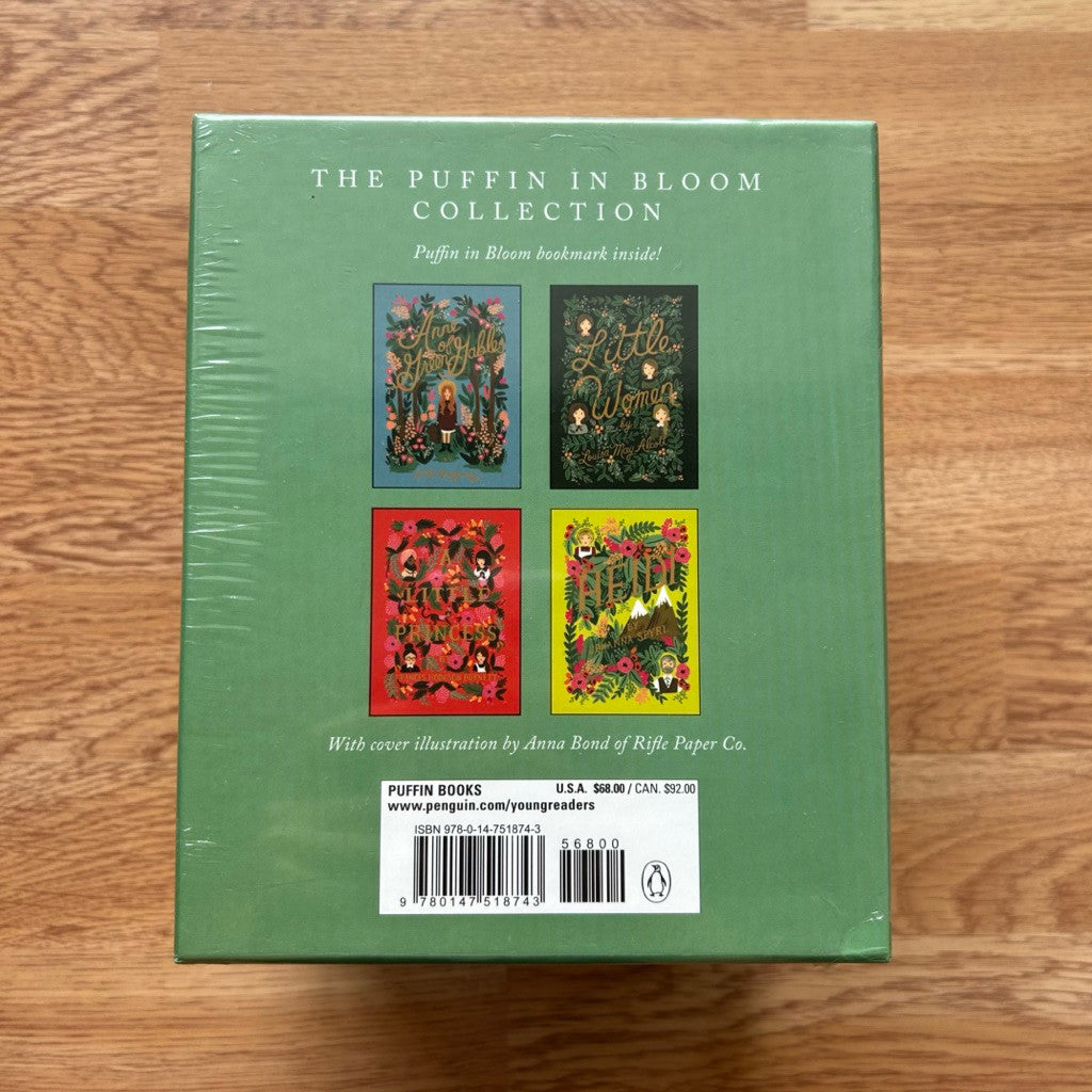 Box Set Anne of Green Gables, Heidi, Little Women, and A Little Princess หนังสือ ปกแข็ง