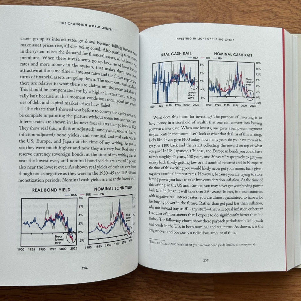 Hardcover Principles for Dealing with the Changing World Order Why Nations Succeed and Fail by Ray Dalio หนังสือ