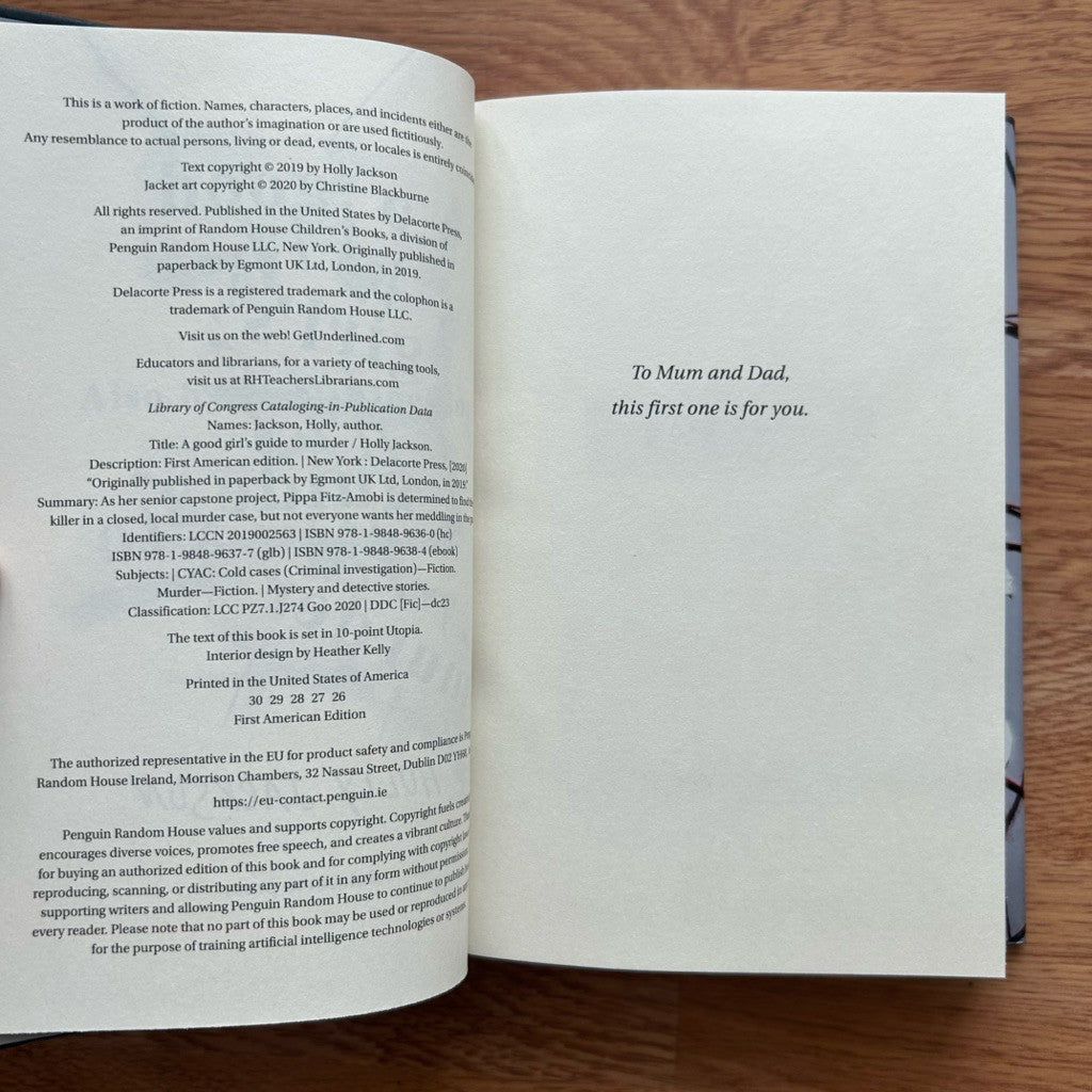 Hardcover A Good Girl's Guide to Murder by Holly Jackson หนังสือ ปกแข็ง