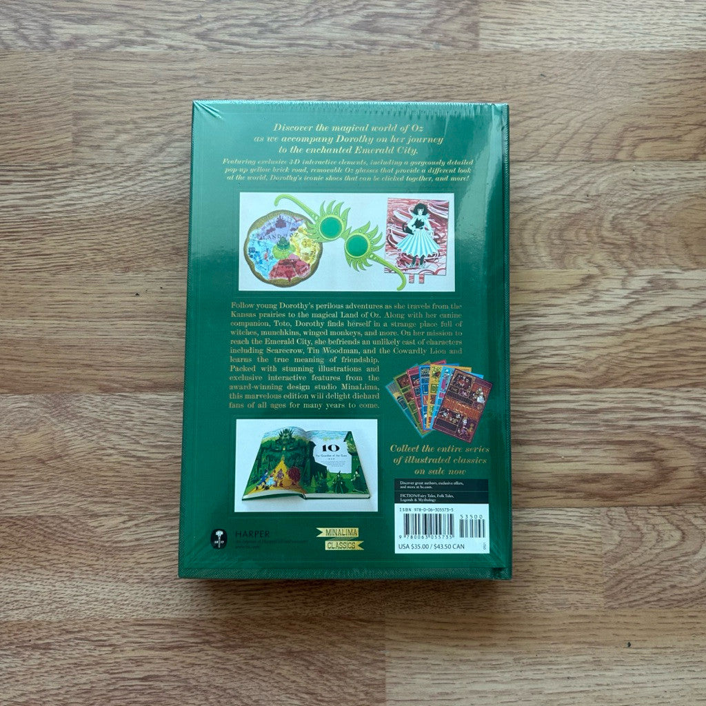 Hardcover The Wonderful Wizard of Oz Interactive (MinaLima Edition): A Vivid Illustrated Edition หนังสือ ปกแข็ง