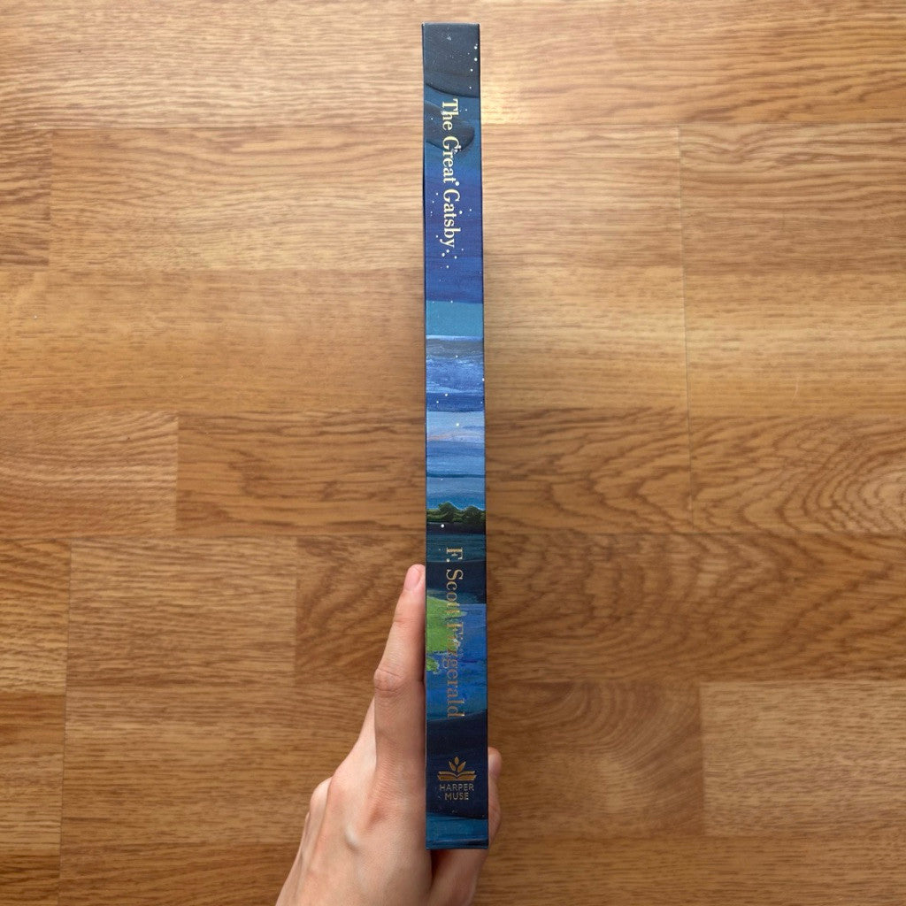 Hardcover The Great Gatsby : Deluxe Painted Edition by F. Scott Fitzgerald หนังสือ ปกแข็ง