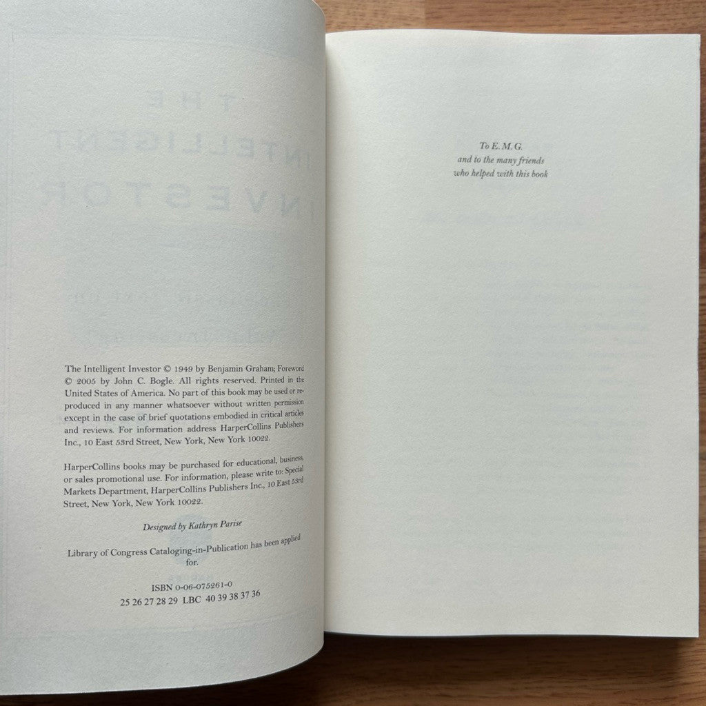 Hardcover The Intelligent Investor The Original 1949 Edition by Benjamin Graham หนังสือ ปกแข็ง
