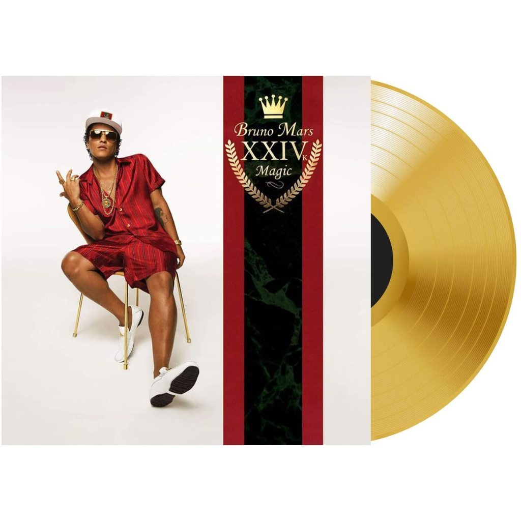 พร้อมส่ง🔥 แผ่นเสียง Vinyl LP Bruno Mars - 24K Magic แผ่นไวนิล [ใหม่และซีล SS]